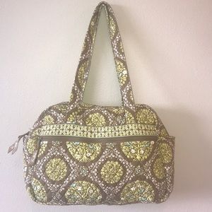 Vera Bradley Diaper Bag Green and Turquoise Birds